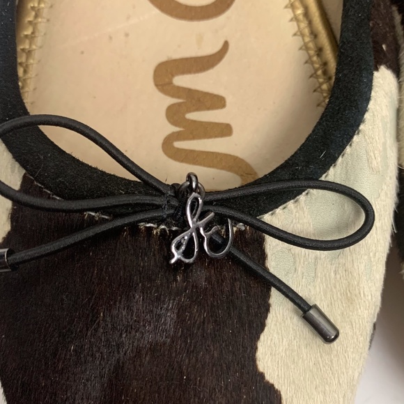 Sam Edelman Felicia Cow Print Ballet Flats - Picture 4 of 10